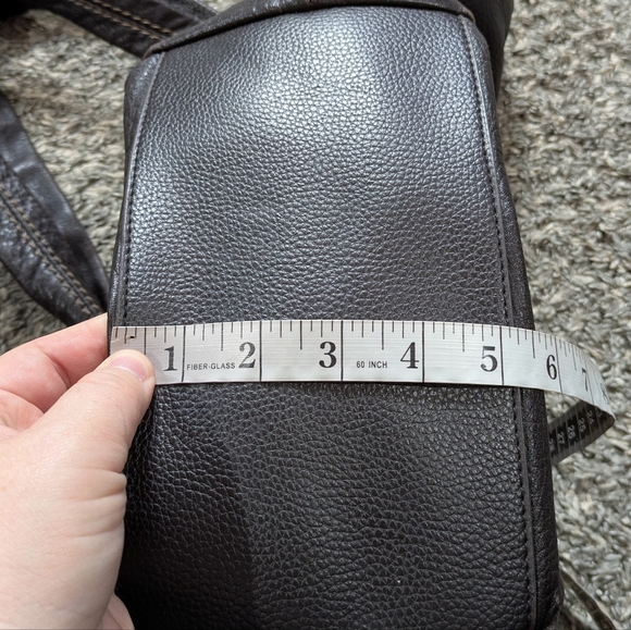 The Sak Brown Leather Hobo Shoulder Bag - Picture 13 of 13